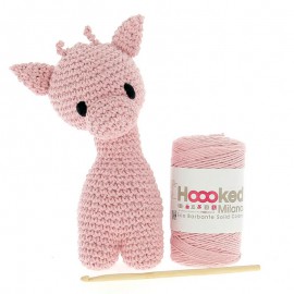 Kit Amigurum Girafa Ziggy - Hoooked