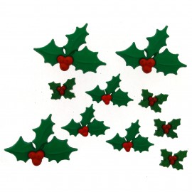 Botones Holly Jolly Christmas - Dress It Up