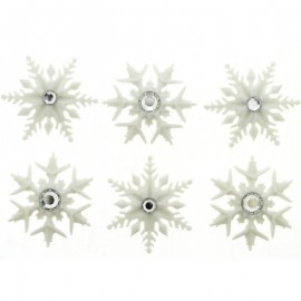 Botones Fancy Snowflakes - Dress It Up