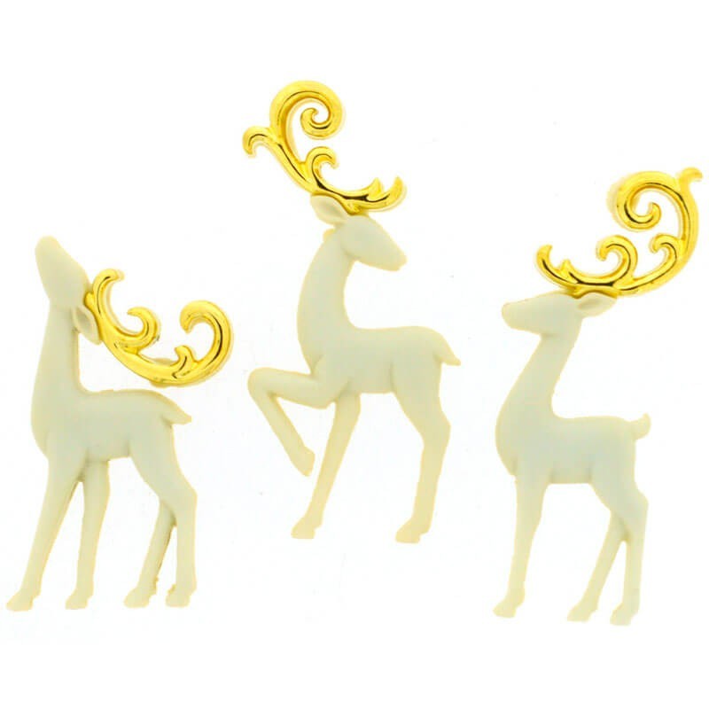Botones Majestic Reindeer - Dress It Up