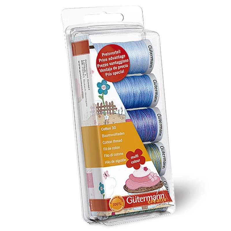 Set de Hilos Algodon 30 Multicolor - Gutermann