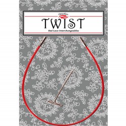 Cables Twist Red para...