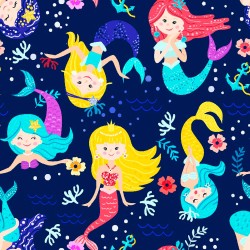 Baumwollstoff - Little Mermaid